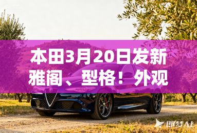 本田3月20日发新雅阁、型格!外观大变 玩一口价吗? 本田3月20日发新雅阁、型格!外观大变 玩一口价吗?
