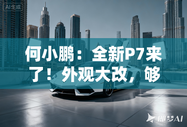 何小鹏:全新P7来了!外观大改,够前卫吗? 何小鹏:全新P7来了!外观大改,够前卫吗?