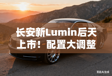 长安新Lumin后天上市!配置大调整 现款5.8折甩卖 长安新Lumin后天上市!配置大调整 现款5.8折甩卖