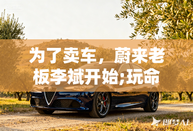 为了卖车，蔚来老板李斌开始;玩命;了！