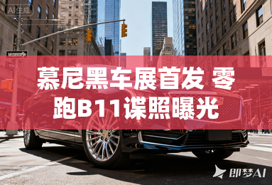 慕尼黑车展首发 零跑B11谍照曝光