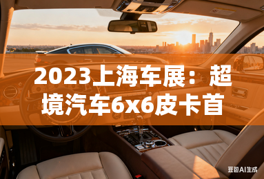 2023上海车展：超境汽车6x6皮卡首发