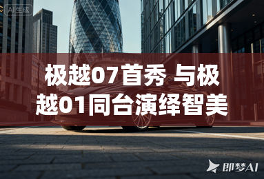 极越07首秀 与极越01同台演绎智美未来 极越07首秀 与极越01同台演绎智美未来