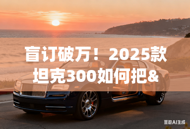 盲订破万！2025款坦克300如何把&lsquo;方盒子&rsquo;卖成全球爆款？