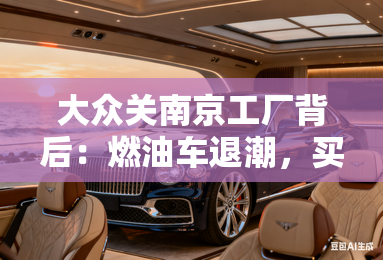 大众关南京工厂背后：燃油车退潮，买车选车得跟着趋势走