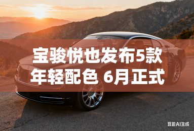 宝骏悦也发布5款年轻配色 6月正式上市-宝骏悦也发布5款配色 6月正式上市