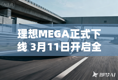 理想MEGA正式下线 3月11日开启全国交付 理想MEGA正式下线 3月11日开启全国交付