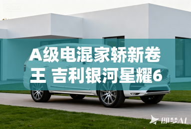 A级电混家轿新卷王 吉利银河星耀6开启预售7.98万元起