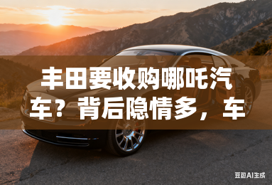 丰田要收购哪吒汽车？背后隐情多，车界或将大洗牌！