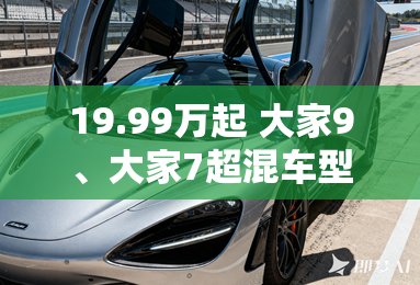 19.99万起 大家9、大家7超混车型上市 19.99万起 大家9、大家7超混车型上市