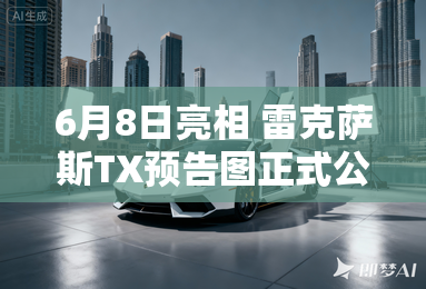 6月8日亮相 雷克萨斯TX预告图正式公布 6月8日亮相 雷克萨斯TX预告图正式公布