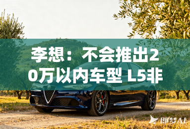 李想:不会推出20万以内车型 L5非SUV 李想:不会推出20万以内车型 L5非SUV