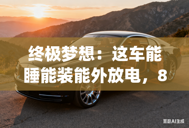 终极梦想：这车能睡能装能外放电，8.88万开走&lsquo;移动印钞机&rsquo;