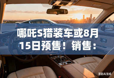哪吒S猎装车或8月15日预售！销售：3款增程+4款纯电