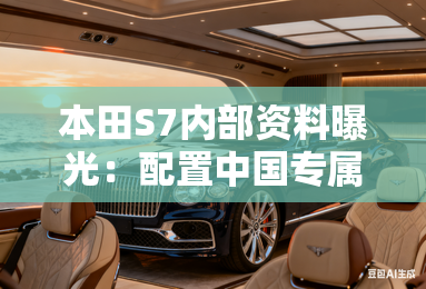 本田S7内部资料曝光：配置中国专属！3月6日上市