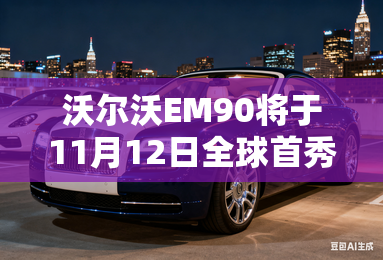 沃尔沃EM90将于11月12日全球首秀并预订