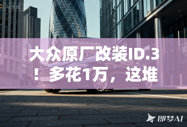 大众原厂改装ID.3！多花1万，这堆配置够顶吗？