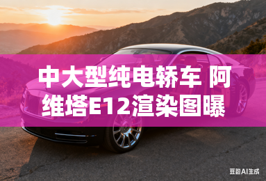 中大型纯电轿车 阿维塔E12渲染图曝光